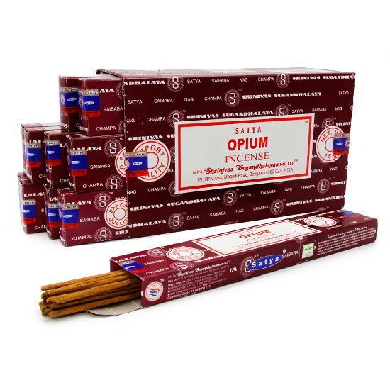 Opium Опиум, масала Satya, благовония аромапалочки, 15 гр.