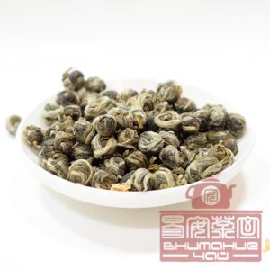 зелёный чай хуа лун чжу жасминовая жемчужина