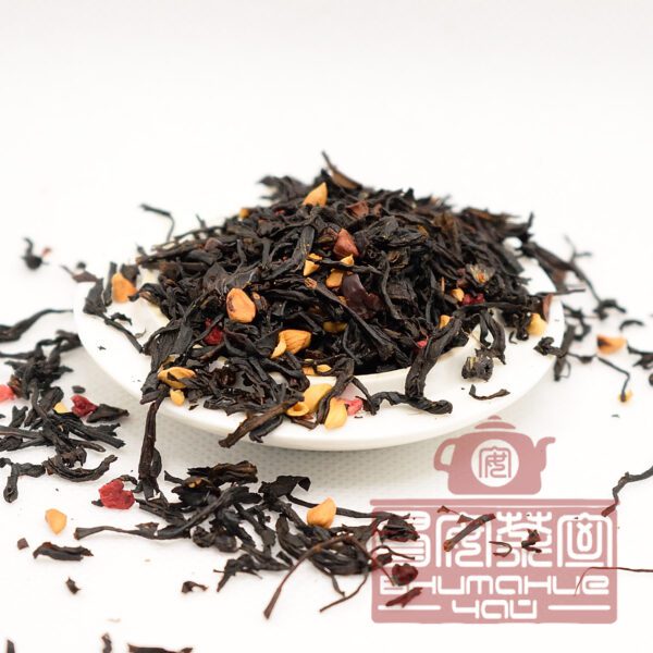 ароматизированный чёрный чай малина с шиповником