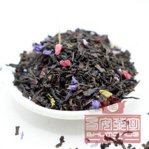 ароматизированный чёрный чай голубика в ежевике